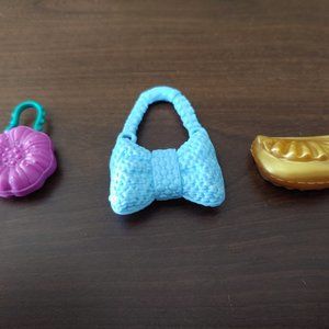 Lot of Three Nice Barbie-sized Purses
